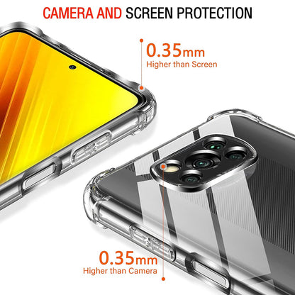 Futrola za Xiaomi Poco X3 Pro / X3 NFC / X3, Techsuit, Shockproof Clear, Providna