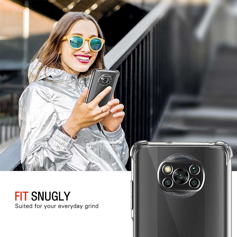 Futrola za Xiaomi Poco X3 Pro / X3 NFC / X3, Techsuit, Shockproof Clear, Providna
