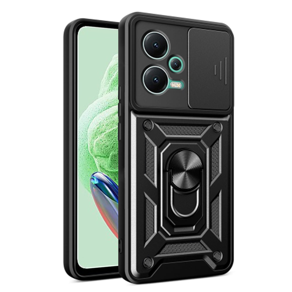 Futrola za Xiaomi Poco X5 / Note 12 5G, Techsuit, CamShield, Crna