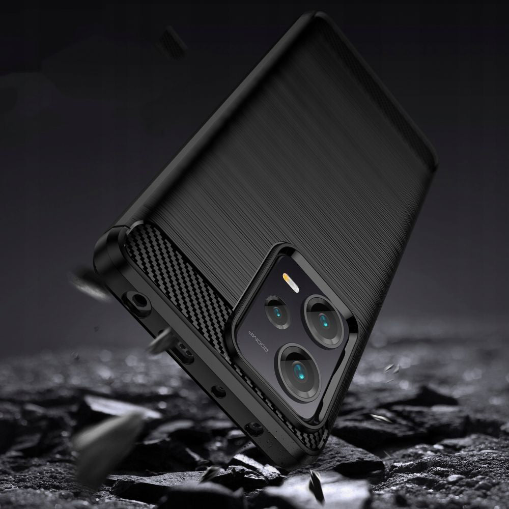 Futrola za Xiaomi Poco X5 / Note 12 5G, Techsuit, Karbon, Crna
