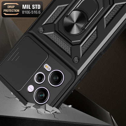 Futrola za Xiaomi Poco X5 Pro / Redmi Note 12 Pro 5G, Techsuit, CamShield, Crna