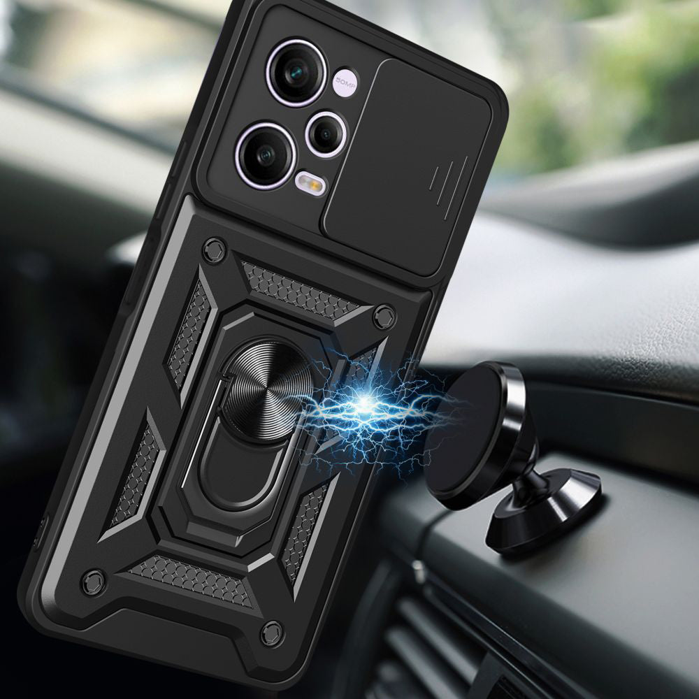 Futrola za Xiaomi Poco X5 Pro / Redmi Note 12 Pro 5G, Techsuit, CamShield, Crna