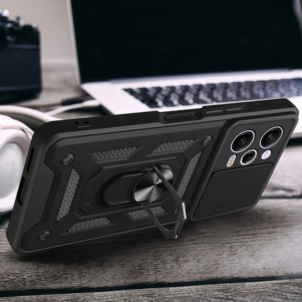 Futrola za Xiaomi Poco X5 Pro / Redmi Note 12 Pro 5G, Techsuit, CamShield, Crna