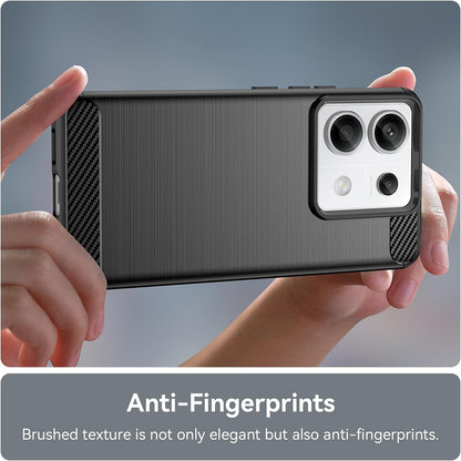 Futrola za Xiaomi Poco X6 / Note 13 Pro 5G, Techsuit, Karbon, Crna