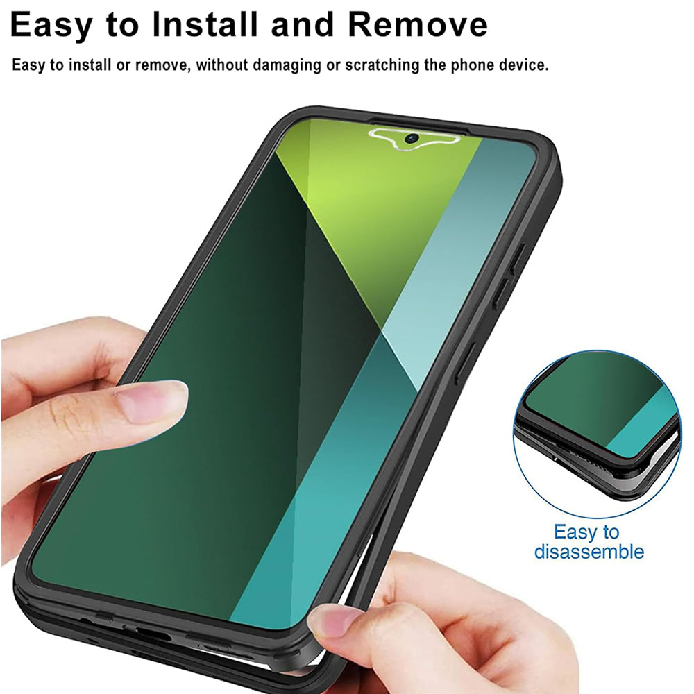 Futrola za Xiaomi Poco X6 / Note 13 Pro 5G, Techsuit, ColorVerse 360, Crna