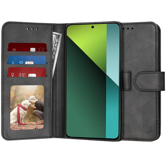 Futrola za Xiaomi Poco X6 / Note 13 Pro 5G, Techsuit, Diary Book, Crna