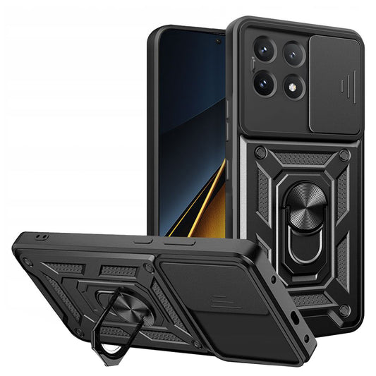 Futrola za Xiaomi Poco X6 Pro, Techsuit, CamShield, Crna