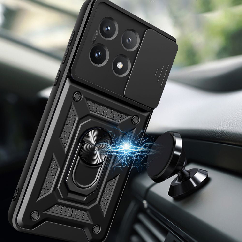 Futrola za Xiaomi Poco X6 Pro, Techsuit, CamShield, Crna