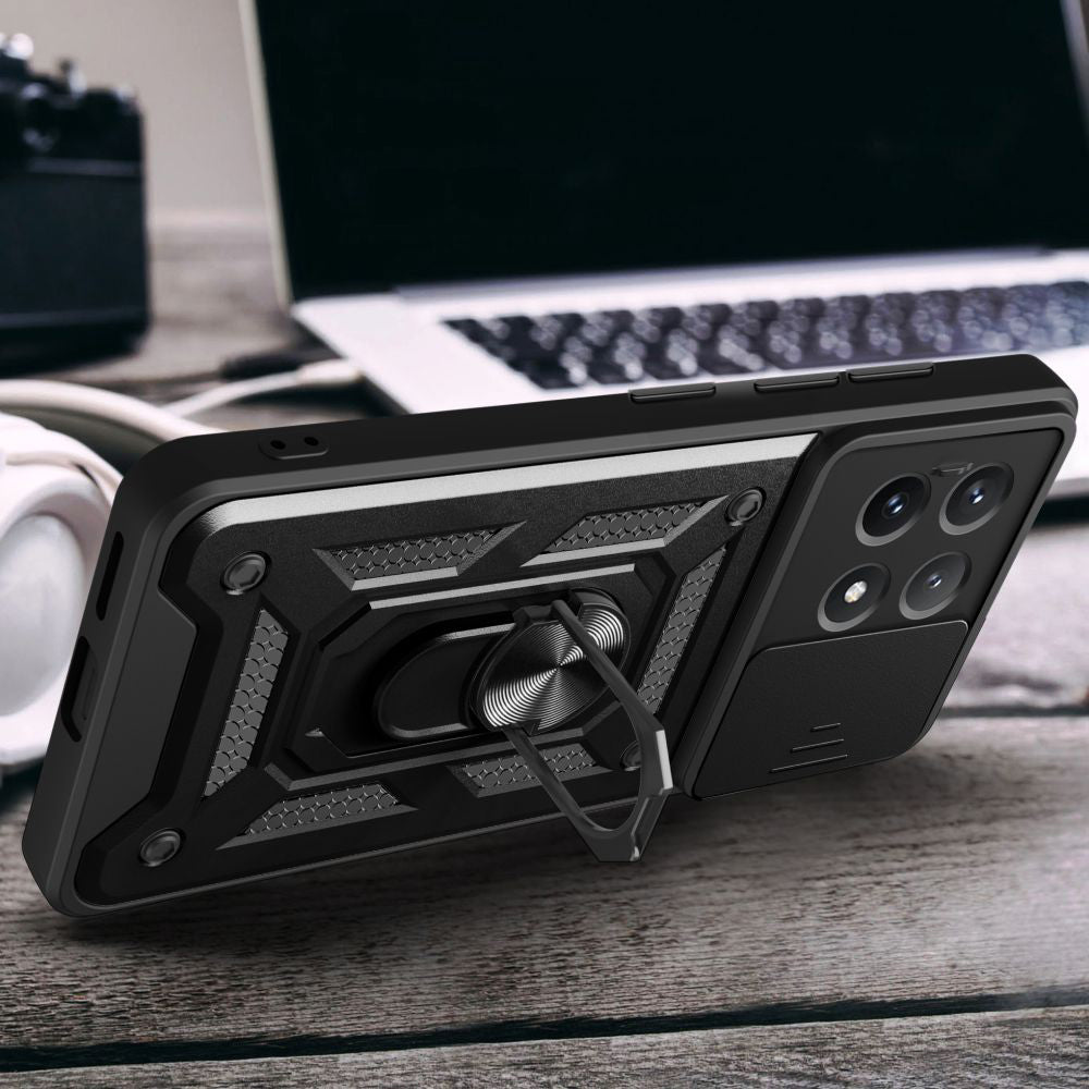 Futrola za Xiaomi Poco X6 Pro, Techsuit, CamShield, Crna