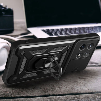Futrola za Xiaomi Poco X6 Pro, Techsuit, CamShield, Crna