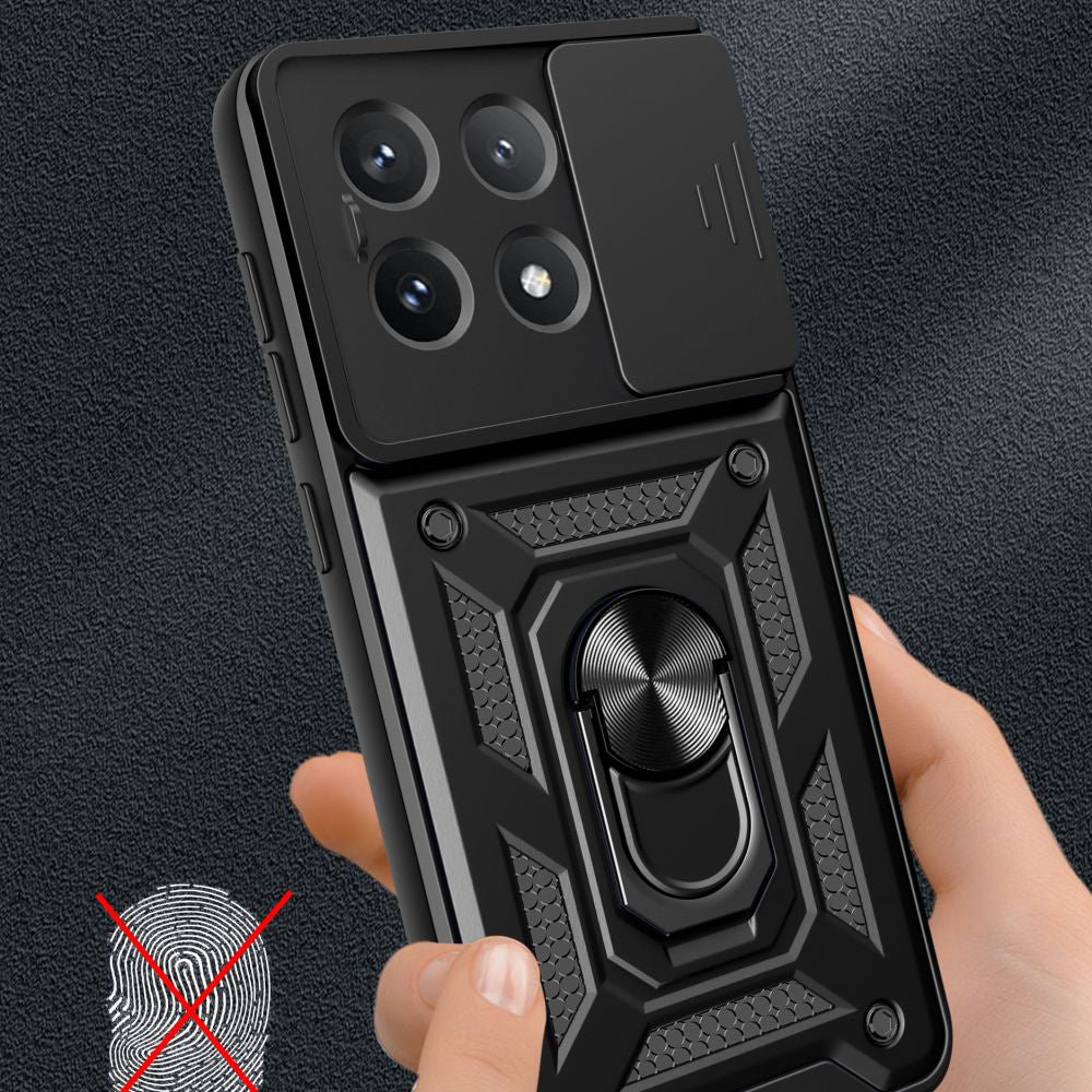 Futrola za Xiaomi Poco X6 Pro, Techsuit, CamShield, Crna