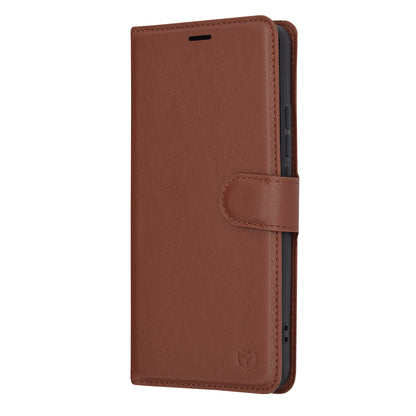 Futrola za Xiaomi Poco X6 Pro, Techsuit, Leather Folio, Braon