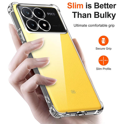 Futrola za Xiaomi Poco X6 Pro, Techsuit, Shockproof Clear, Providna