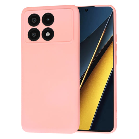 Futrola za Xiaomi Poco X6 Pro, Techsuit, SoftFlex, Svetlo Roze