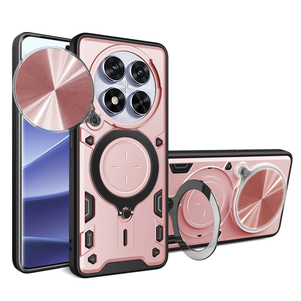 Futrola za Xiaomi Poco X7 / Note 14 Pro 5G, Techsuit, CamGuard Pro, Roze Zlatna