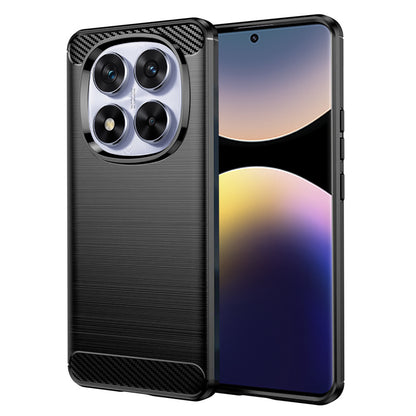 Futrola za Xiaomi Poco X7 / Note 14 Pro 5G, Techsuit, Karbon, Crna