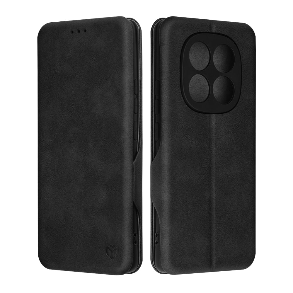 Futrola za Xiaomi Poco X7 / Note 14 Pro 5G, Techsuit, Safe Wallet Plus, Crna