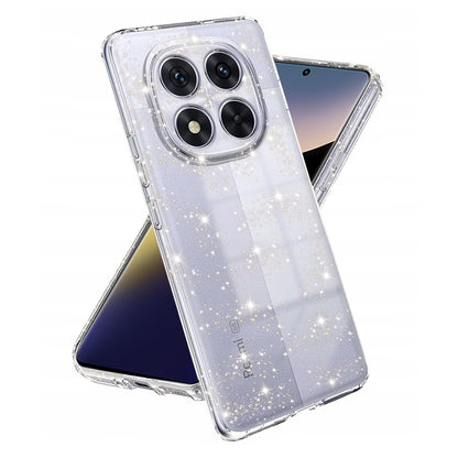 Futrola za Xiaomi Poco X7 / Note 14 Pro 5G, Techsuit, SparkleSkin, Providna