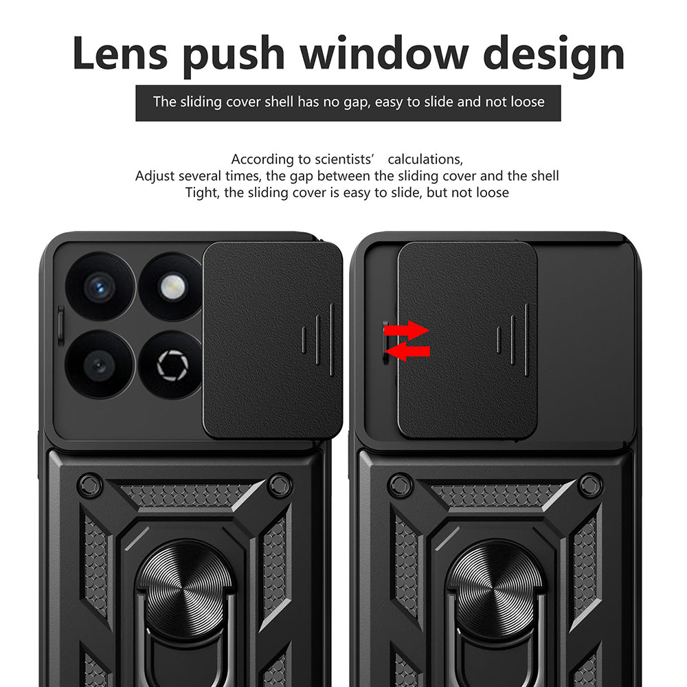 Futrola za Xiaomi Poco X7 Pro, Techsuit, CamShield, Crna