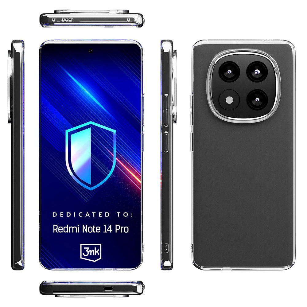 Futrola za Xiaomi Poco X7 / Redmi Note 14 Pro 5G, 3MK, Clear, Providna