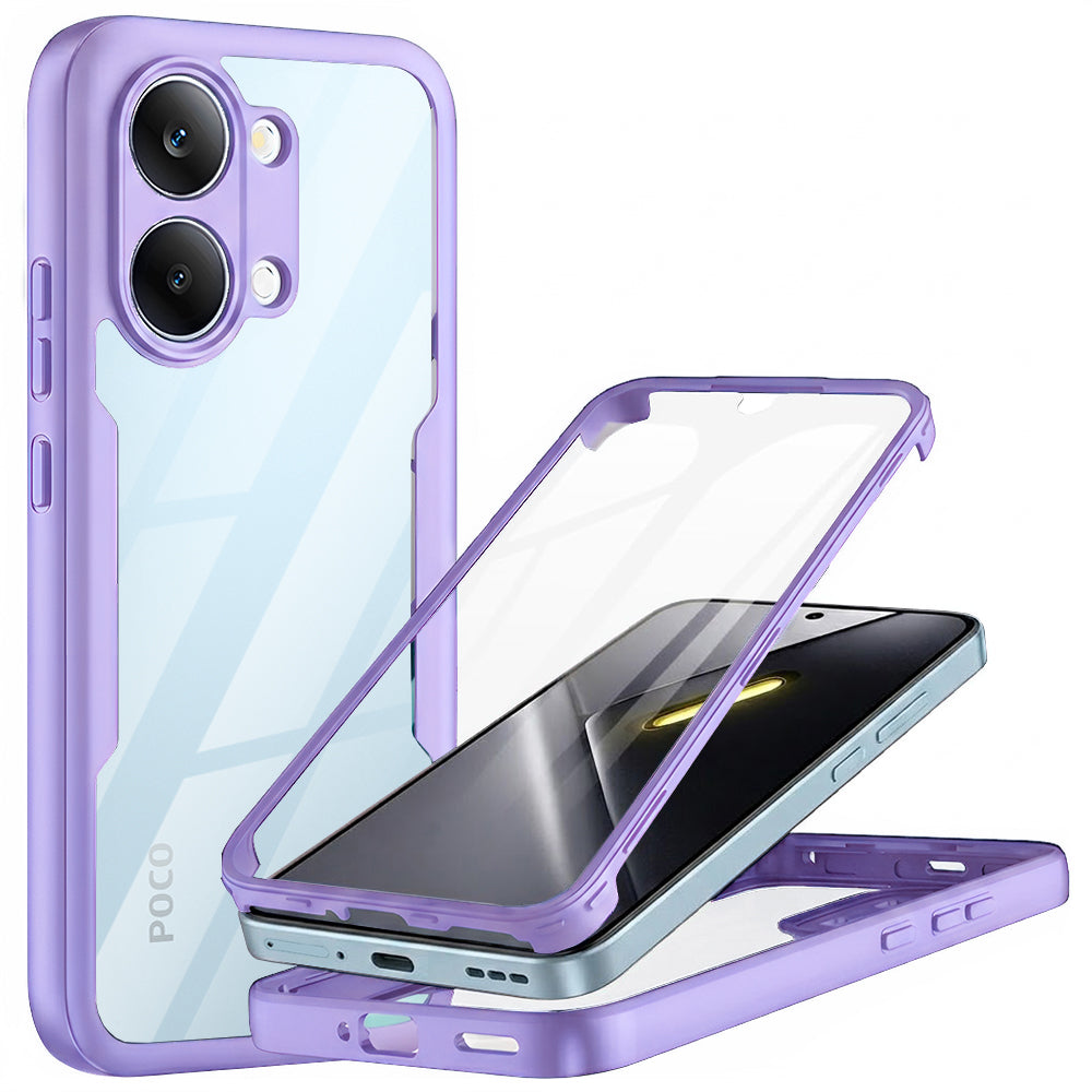 Futrola za Xiaomi Poco X8 Pro Max, Techsuit, ColorVerse 360, Ljubičasta