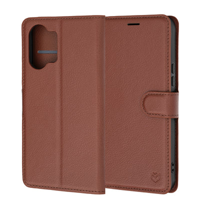 Futrola za Xiaomi Poco X8 Pro Max, Techsuit, Leather Folio, Braon