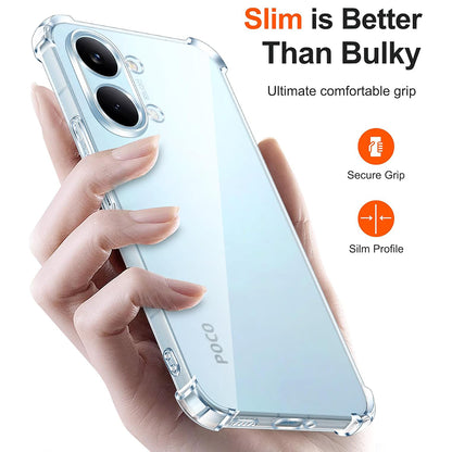 Futrola za Xiaomi Poco X8 Pro Max, Techsuit, Shockproof Clear, Transparentna