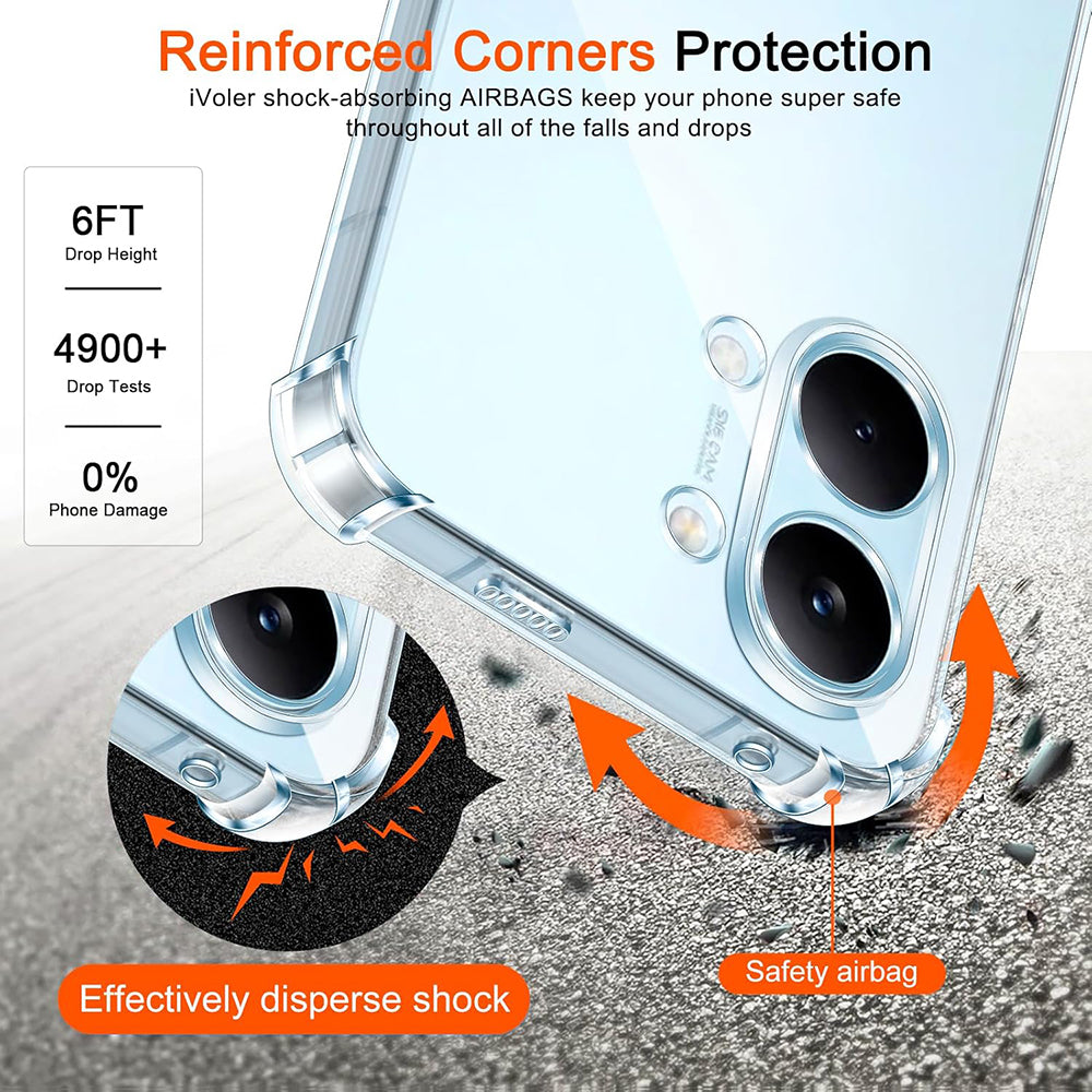 Futrola za Xiaomi Poco X8 Pro Max, Techsuit, Shockproof Clear, Transparentna