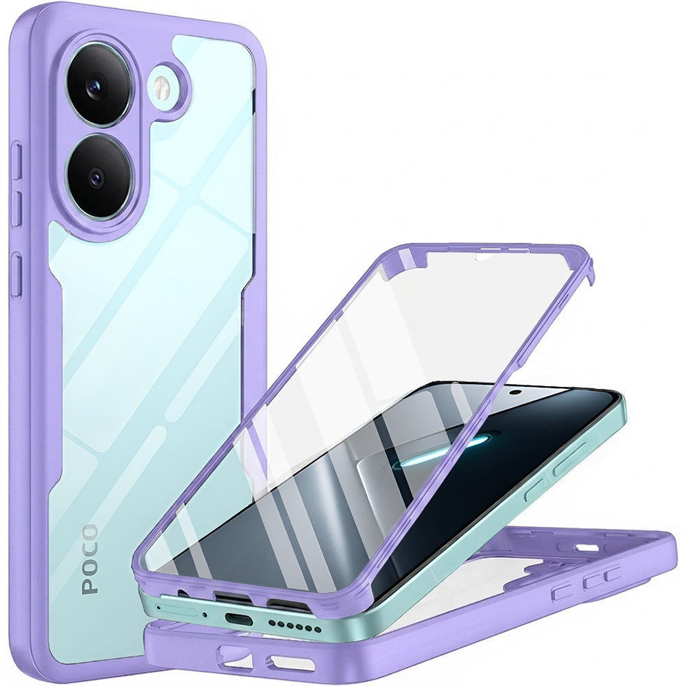 Futrola za Xiaomi Poco X8 Pro, Techsuit, ColorVerse 360, Ljubičasta
