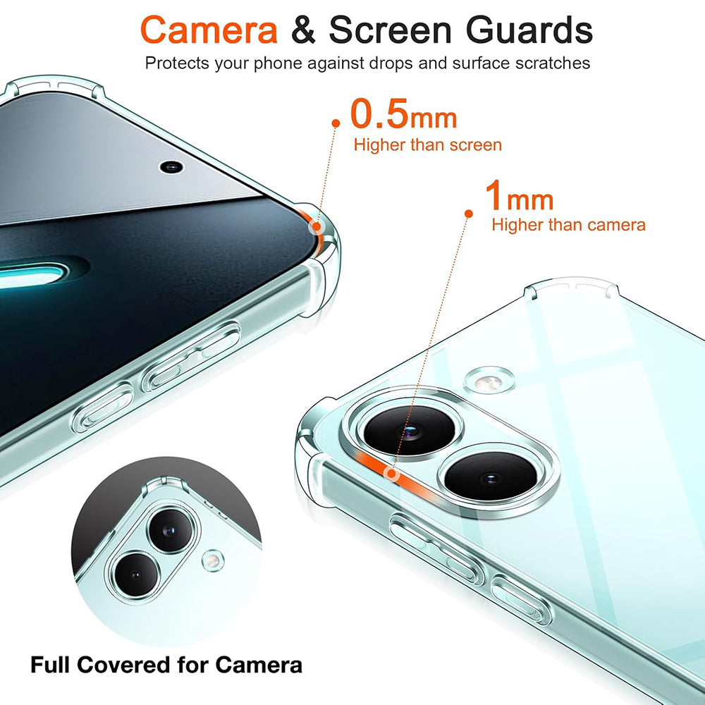Futrola za Xiaomi Poco X8 Pro, Techsuit, Shockproof Clear, Transparentna