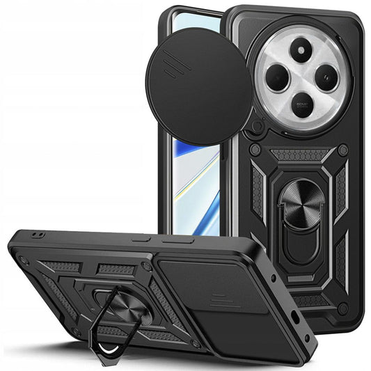 Futrola za Xiaomi Poco C75 5G / C75 / Redmi 14C, Tech-Protect, CamShield Pro, Crna