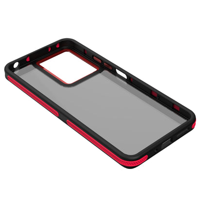 Futrola za Xiaomi Poco M6 / Redmi 13C 5G, OEM, Crystal Black, Crvena