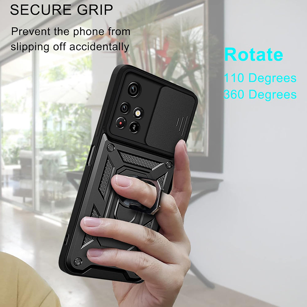 Futrola za Xiaomi Redmi 10 2022 / 10 (2021), Techsuit, CamShield, Crna