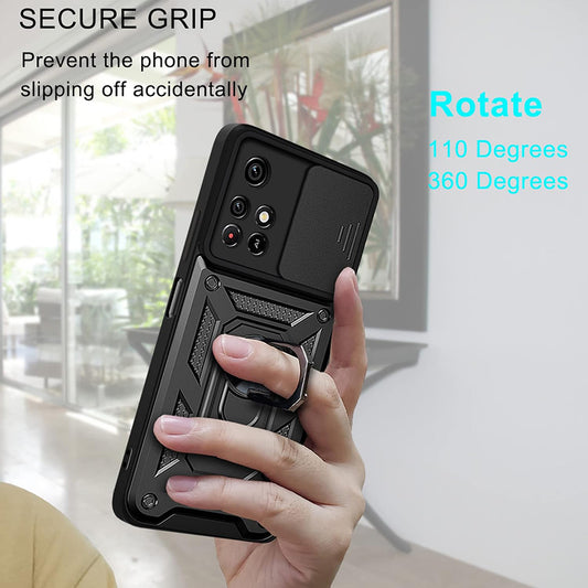 Futrola za Xiaomi Redmi 10 2022 / 10 (2021), Techsuit, CamShield, Crna