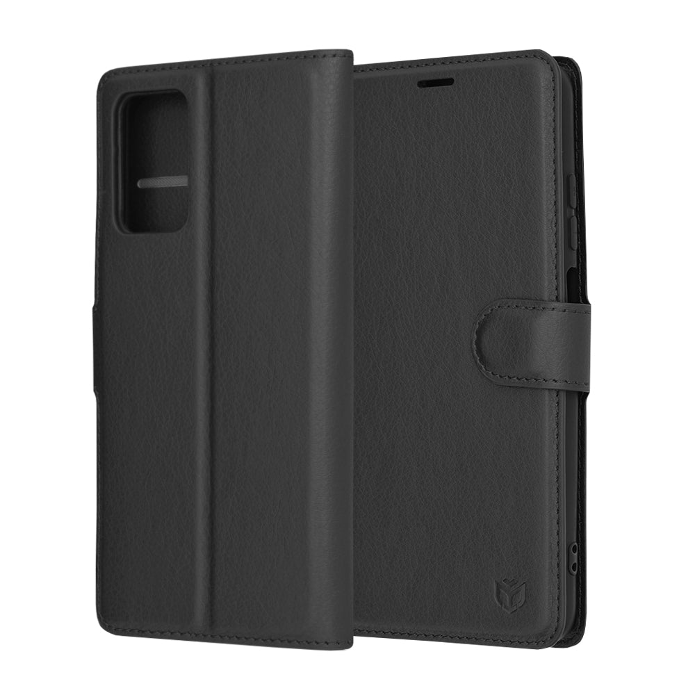 Futrola za Xiaomi Redmi 10 2022 / 10 (2021), Techsuit, Leather Folio, Crna