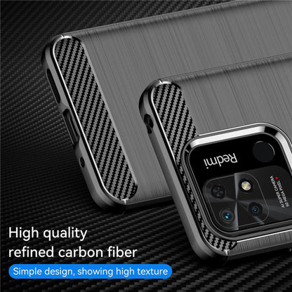 Futrola za Xiaomi Redmi 10C, Techsuit, Karbon, Crna
