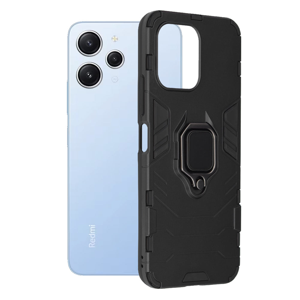 Futrola za Xiaomi Redmi 12 5G / 12, Techsuit, Shield, Crna