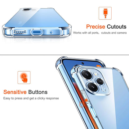 Futrola za Xiaomi Redmi 12 5G / 12, Techsuit, Shockproof Clear, Providna