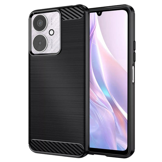 Futrola za Xiaomi Redmi 13C 5G / 13C / Poco C65, Techsuit, Karbon, Crna
