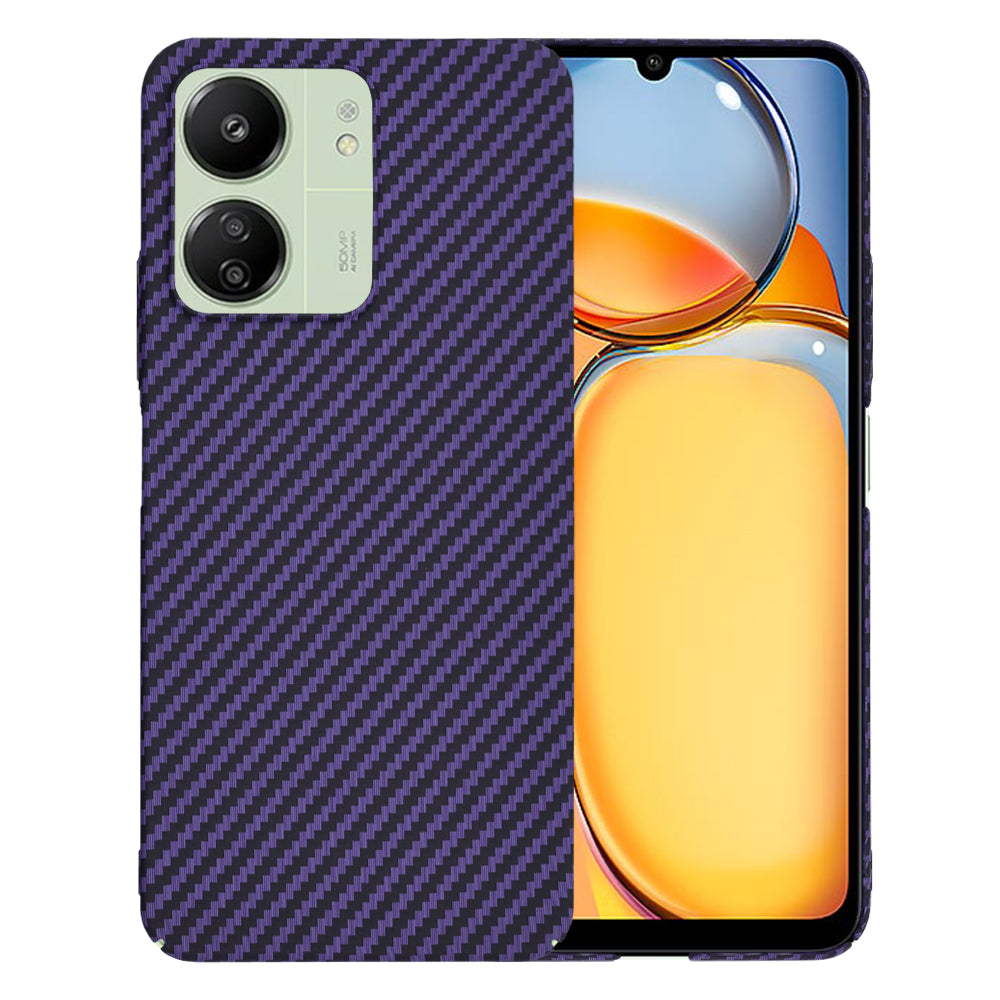 Futrola za Xiaomi Redmi 13C 5G / 13C / Poco C65, Techsuit, Carbonite FiberShell, Ljubičasta