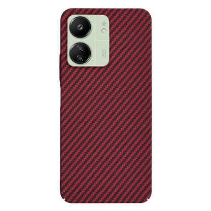 Futrola za Xiaomi Redmi 13C 5G / 13C / Poco C65, Techsuit, Carbonite FiberShell, Crvena