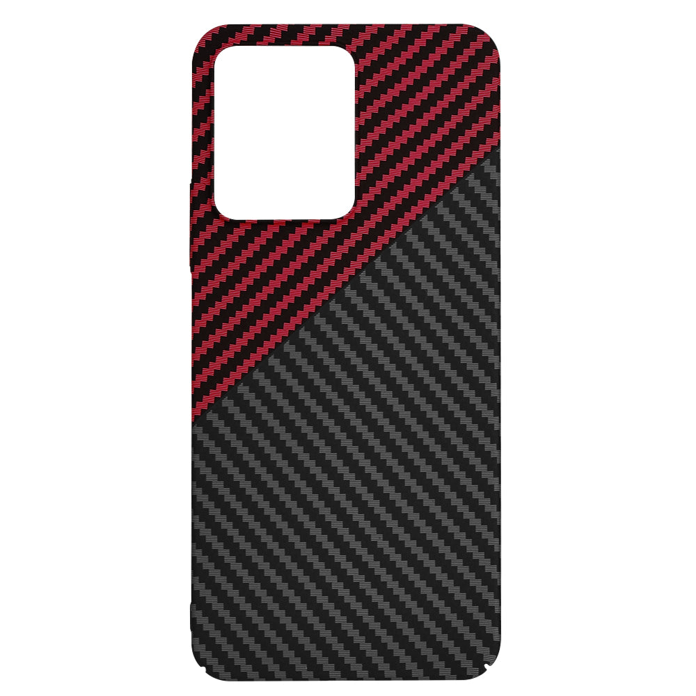 Futrola za Xiaomi Redmi 13C 5G / 13C / Poco C65, Techsuit, Carbonite FiberShell, Crno Crvena