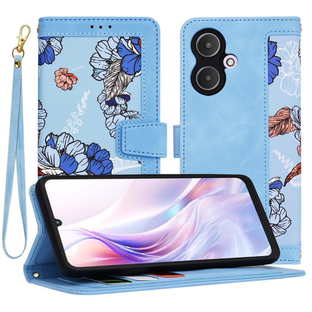 Futrola za Xiaomi Redmi 13C 5G, Techsuit, FlipCraft, Plava