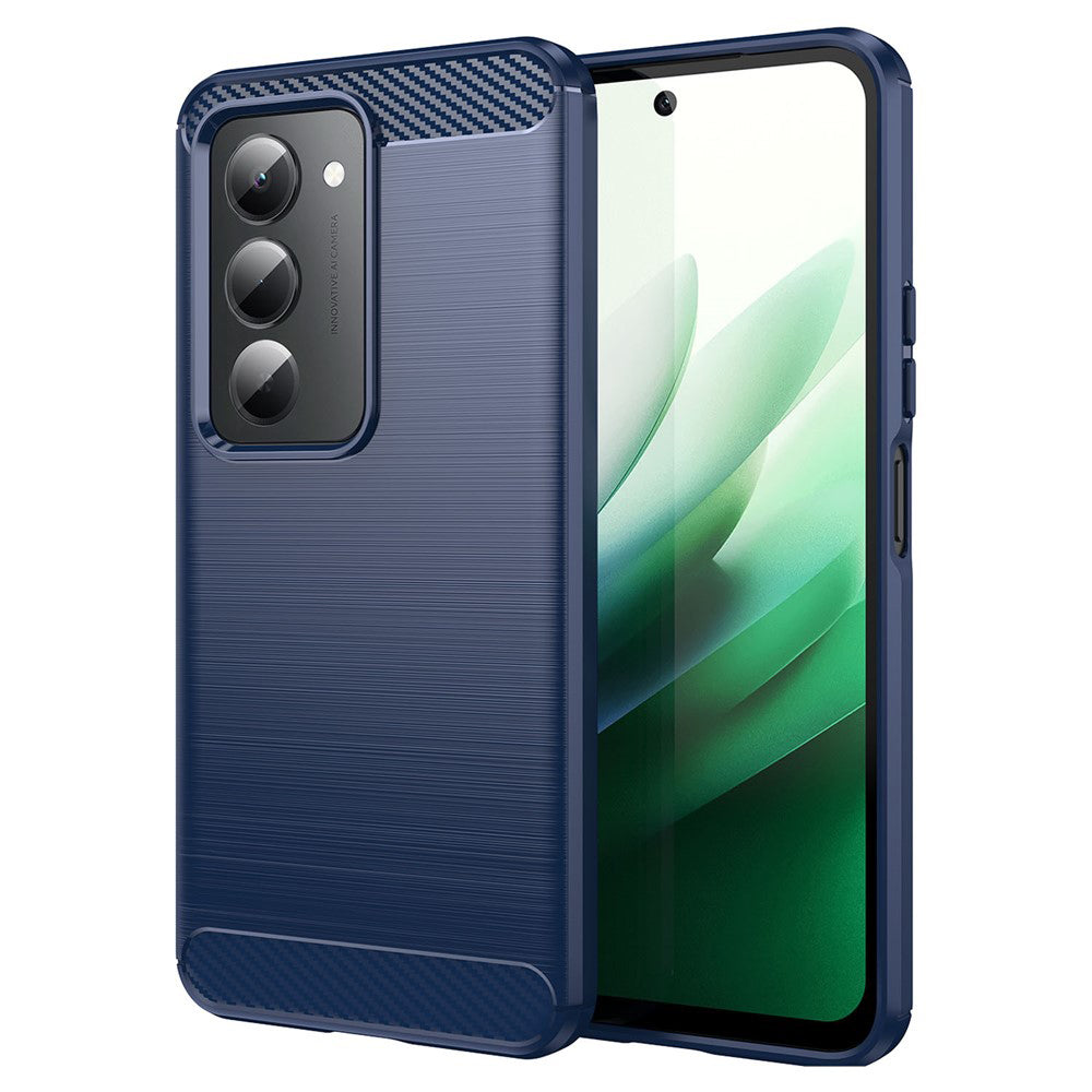 Futrola za Xiaomi Redmi 15 5G / 15 4G, Techsuit, Karbon, Plava