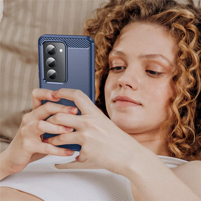 Futrola za Xiaomi Redmi 15 5G / 15 4G, Techsuit, Karbon, Plava