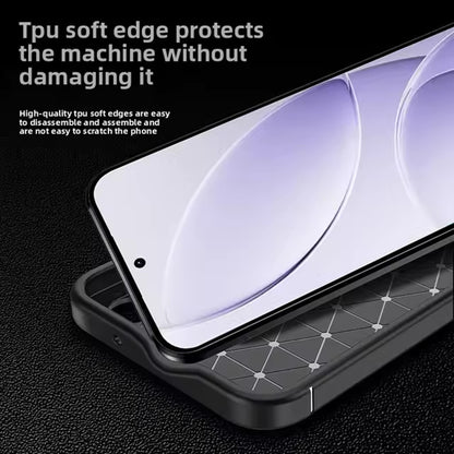 Futrola za Xiaomi Redmi 15 5G / 15 4G, Techsuit, CarbonFiber, Crna