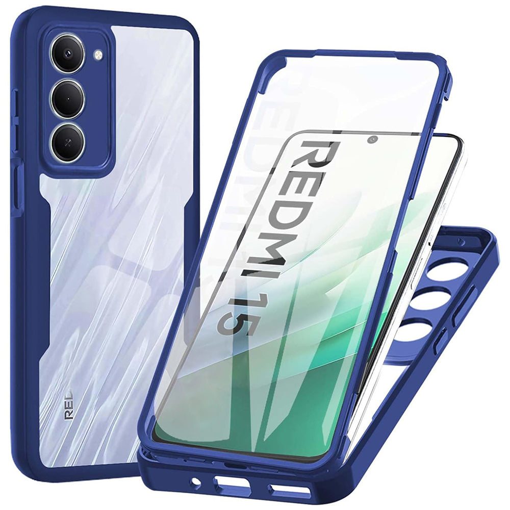 Futrola za Xiaomi Redmi 15 5G / 15 4G, Techsuit, ColorVerse 360, Plava