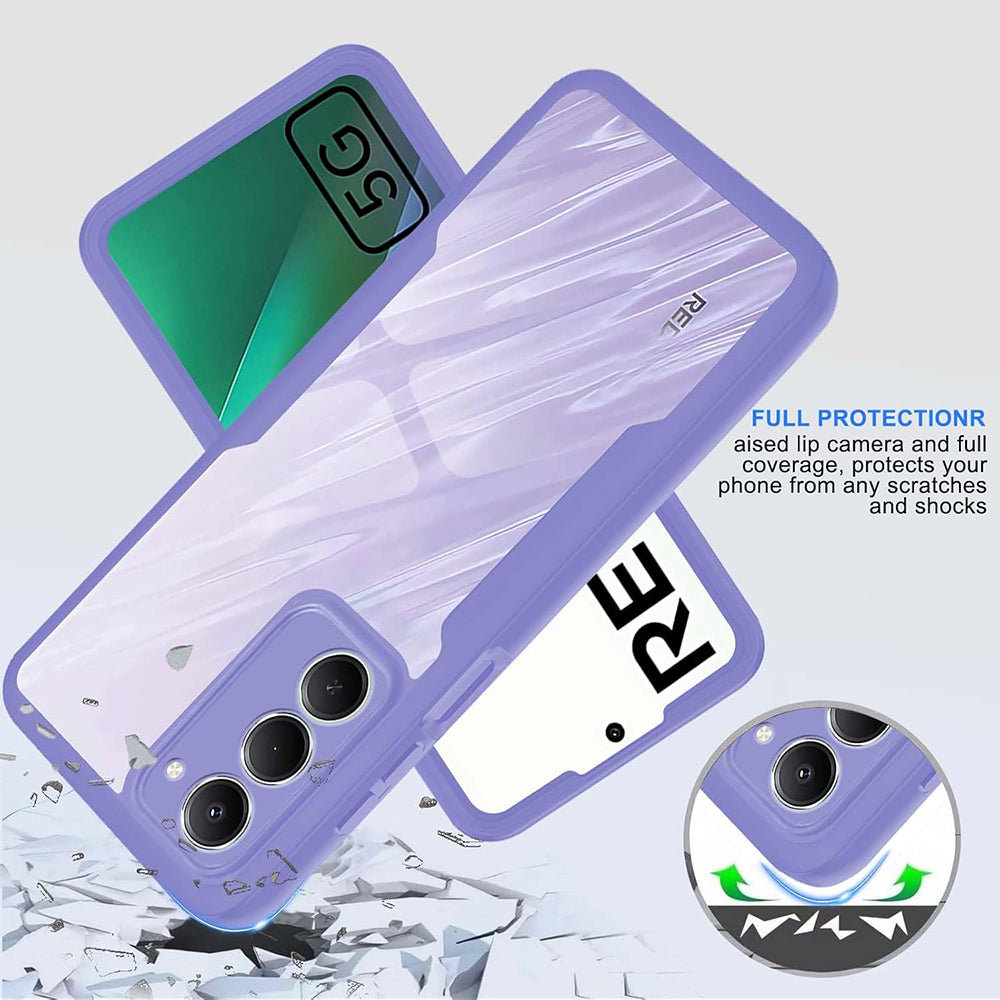Futrola za Xiaomi Redmi 15 5G / 15 4G, Techsuit, ColorVerse 360, Ljubičasta