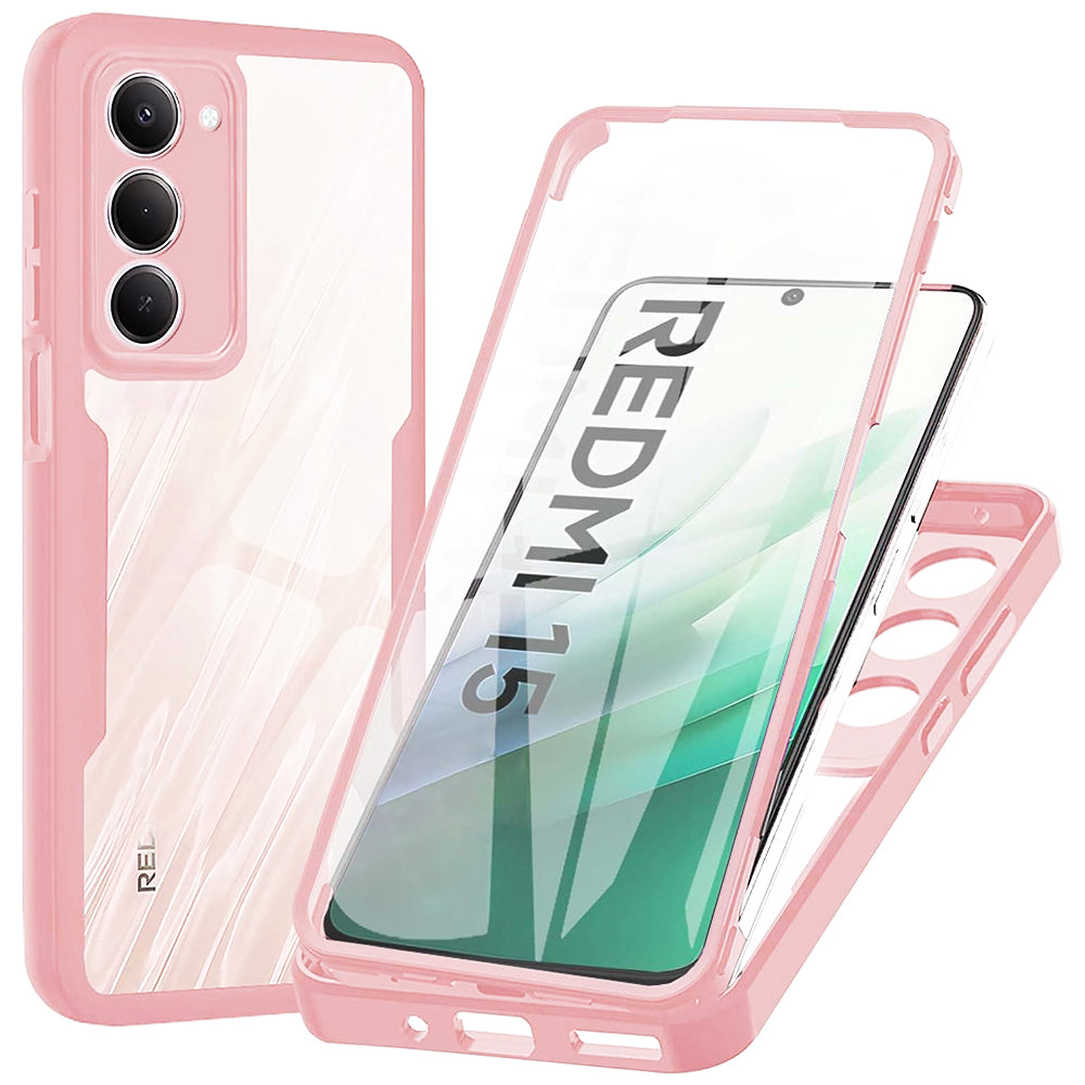 Futrola za Xiaomi Redmi 15 5G / 15 4G, Techsuit, ColorVerse 360, Roze