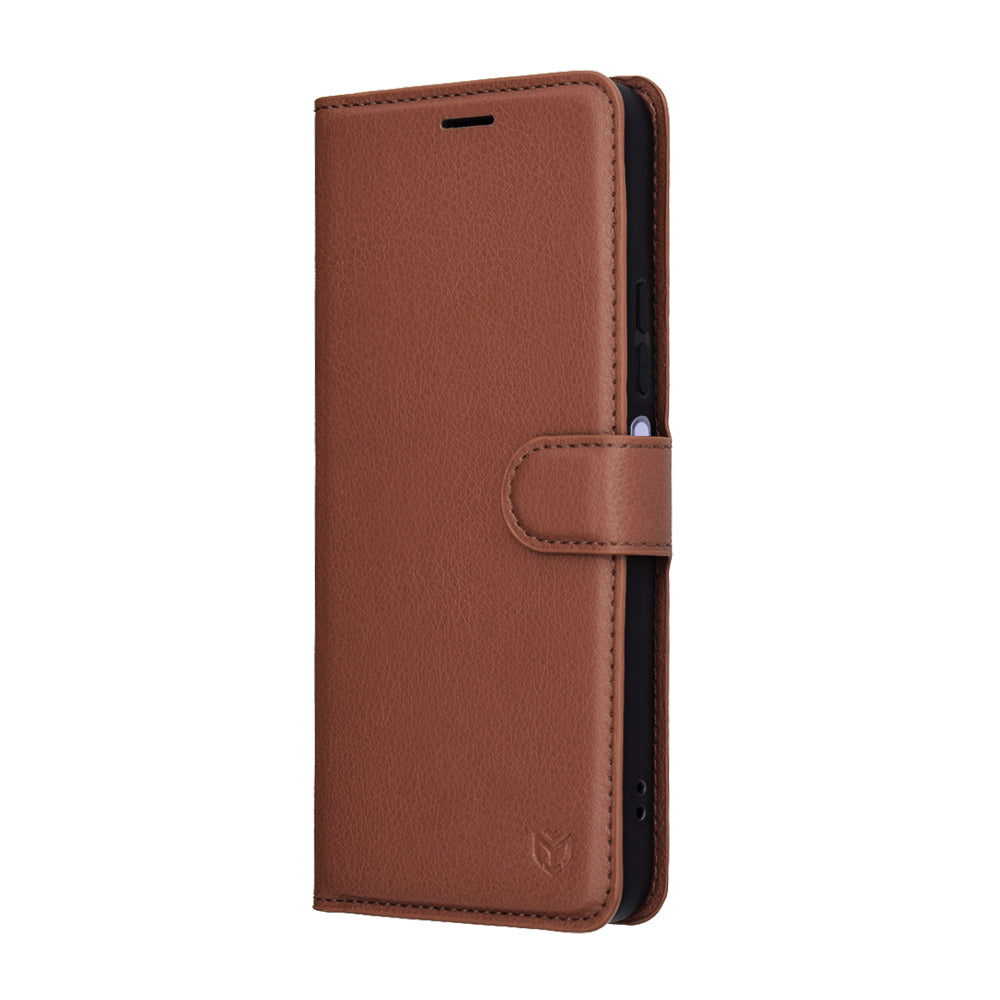 Futrola za Xiaomi Redmi 15 5G / 15 4G, Techsuit, Leather Folio, Braon